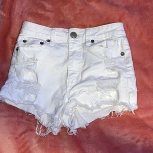 Aeropostale high rise jean shorts